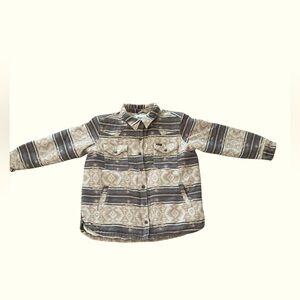 Wrangler Tan and Gray Shirt Jacket